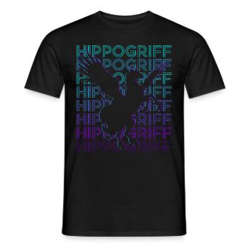 Hippogriffe Hippogryphe Mythologie grecque - T-shirt homme - noir - Devant - AI Model Male 178 light (178cm)