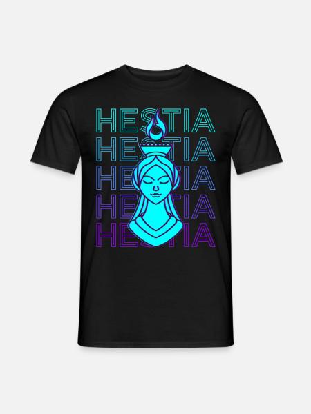 Hestia Greek Goddess Ancient Greek Mytho - Men's T-Shirt - black