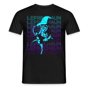Kobold Retro - Männer T-Shirt - Schwarz - Vorne - AI Model Male 178 light (178cm)