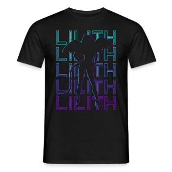 Lilith Seal Enochian Occult Magick Satanic - Men's T-Shirt - black - Front - AI Model Male 178 light (178cm)