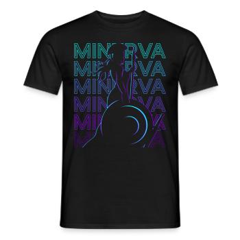 Minerva Déesse romaine Mythologie romaine - T-shirt homme - noir - Devant - AI Model Male 178 light (178cm)