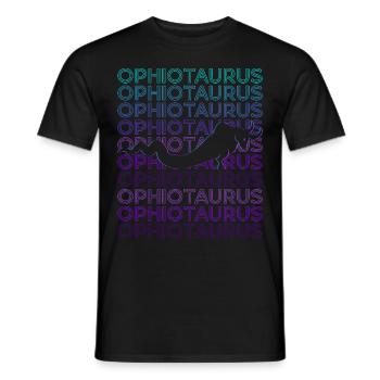 Ophiotaure Mythologie grecque Grec ancien R - T-shirt homme - noir - Devant - AI Model Male 178 light (178cm)