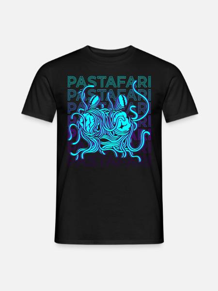 Flying Spaghetti Monster Pastafari Pastafariani - Men's T-Shirt - black