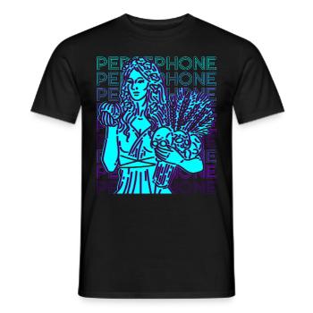 Perséphone Déesse grecque Mythologie grecque - T-shirt homme - noir - Devant - AI Model Male 178 light (178cm)