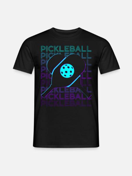 Pickleball Player Retro - Men's T-Shirt - black