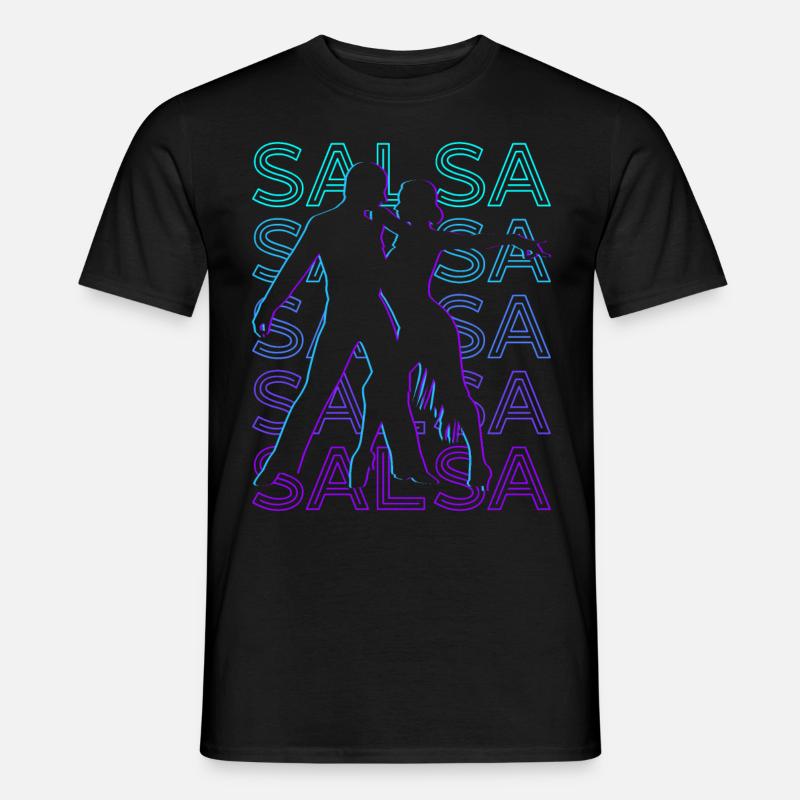 Salsa danse Salsa danse Salsa danseur Retro - T-shirt homme - noir