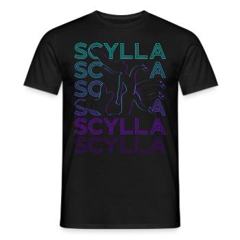 Scylla Skylla Mythologie grecque Grec ancien - T-shirt homme - noir - Devant - AI Model Male 178 light (178cm)