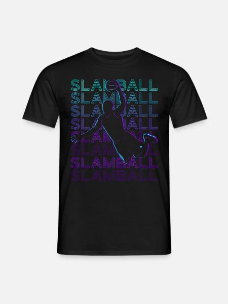 Slamball Player Retro - Men's T-Shirt - black