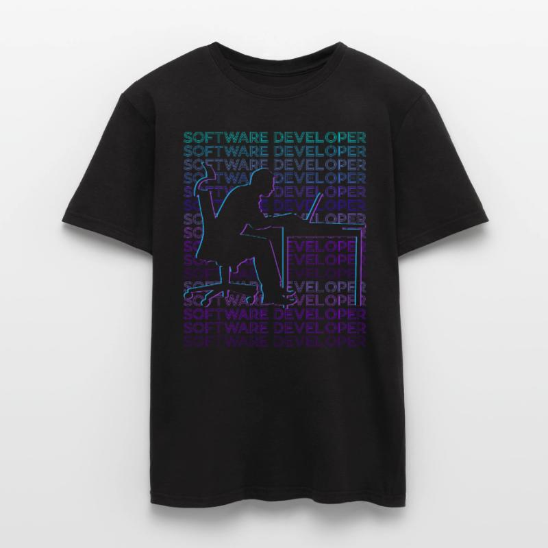Software Developer Software Development Retro Men's T-Shirt