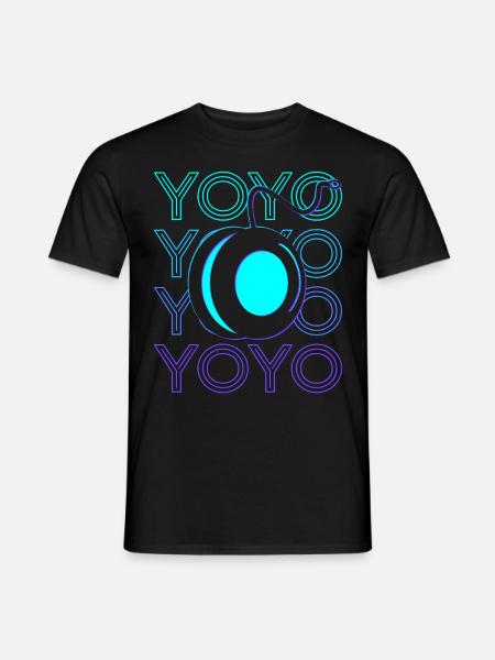 Yoyo Player Retro - Men's T-Shirt - black
