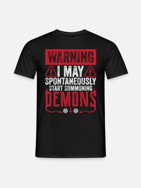 Funny Cult Occult - Men's T-Shirt - black