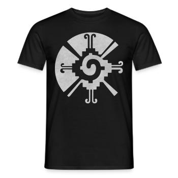 Hunab Ku Ometeotl Azteken Maya Yucatec Maya Inka - Männer T-Shirt - Schwarz - Vorne - AI Model Male 178 light (178cm)