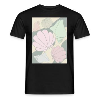 Coque esthétique pastel danoise - T-shirt homme - noir - Devant - AI Model Male 178 light (178cm)