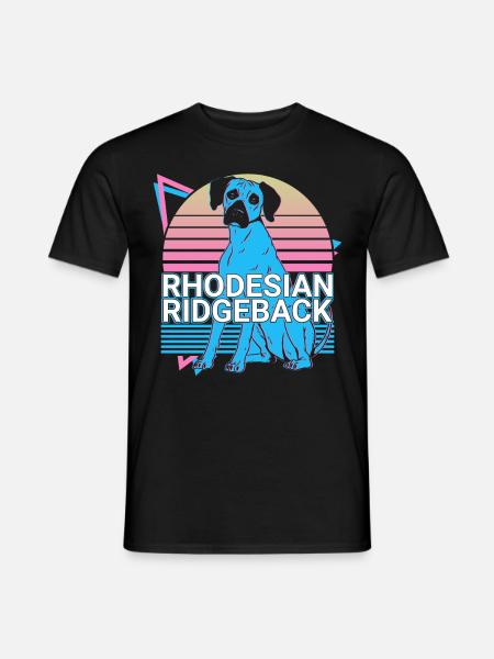 Rhodesian Ridgeback Retro - Men's T-Shirt - black