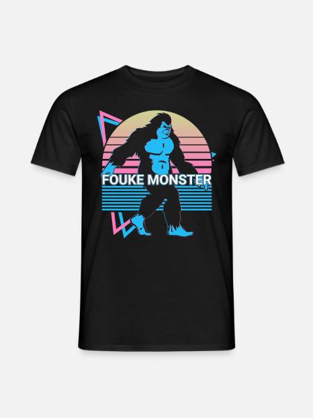 Fouke Monster Cryptozoology Retro - Men's T-Shirt - black