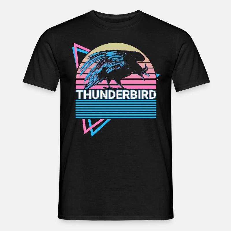 Donnervogel Kryptide Kryptozoologie Retro - Männer T-Shirt - Schwarz
