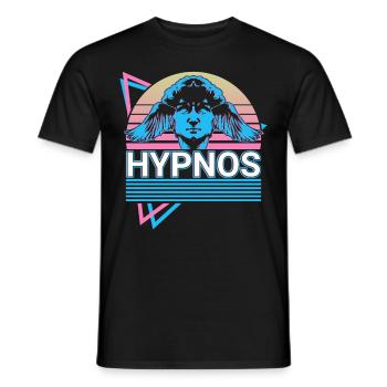 Hypnos Greek God Ancient Greek Mythol - Men's T-Shirt - black - Front - AI Model Male 178 light (178cm)