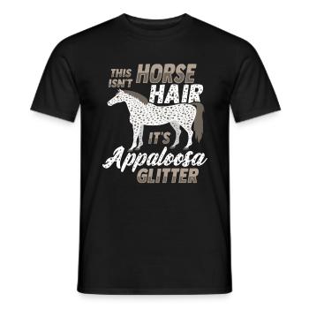 Appaloosa Horse - Men's T-Shirt - black - Front - AI Model Male 178 light (178cm)