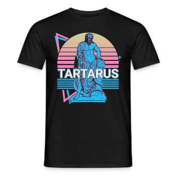 Tartarus Greek Deity Ancient Greek M - Men's T-Shirt - black - Front - AI Model Male 178 light (178cm)