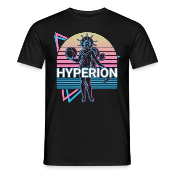 Hypérion Titan Dieu Mythologie grecque antique - T-shirt homme - noir - Devant - AI Model Male 178 light (178cm)