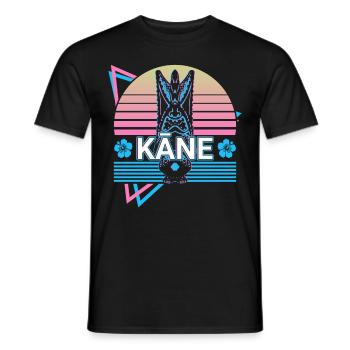 Kane Hawaiian God Ancient Hawaiian Mythol - T-shirt homme - noir - Devant - AI Model Male 178 light (178cm)