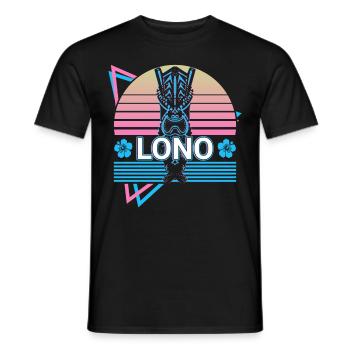 Lono Dieu hawaïen Ancien mythe hawaïen - T-shirt homme - noir - Devant - AI Model Male 178 light (178cm)