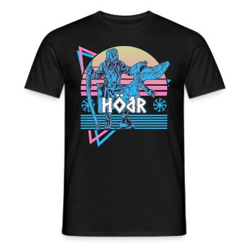Hodr Norse God Asgard Norse Mythology H - Men's T-Shirt - black - Front - AI Model Male 178 light (178cm)