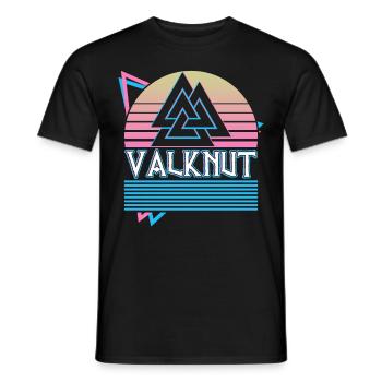 Valknut Symbol Nordic Symbol Nordic Symbol - Men's T-Shirt - black - Front - AI Model Male 178 light (178cm)