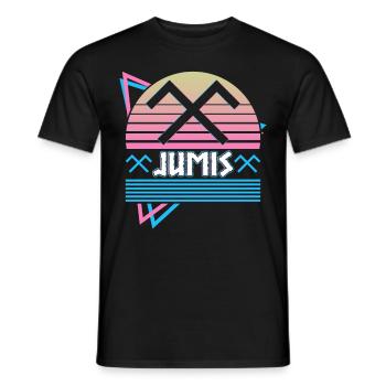 Jumi's Latvian symbol Pagan god Antiquity Sy - Men's T-Shirt - black - Front - AI Model Male 178 light (178cm)