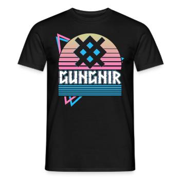 Gungnir Odin Lance du Dieu Symbole Nordique - T-shirt homme - noir - Devant - AI Model Male 178 light (178cm)
