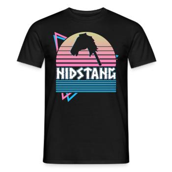 Nidstang Nordische Mythologie Germanisch Heidnisch - Männer T-Shirt - Schwarz - Vorne - AI Model Male 178 light (178cm)