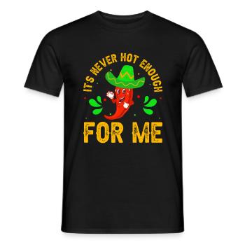 Mexikanisches Essen Habanero-Chili-Liebhaber - Männer T-Shirt - Schwarz - Vorne - AI Model Male 178 light (178cm)