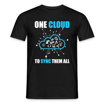 Cloud-Administrator Cloud-Devops - Männer T-Shirt - Schwarz - Vorne - AI Model Male 178 light (178cm)