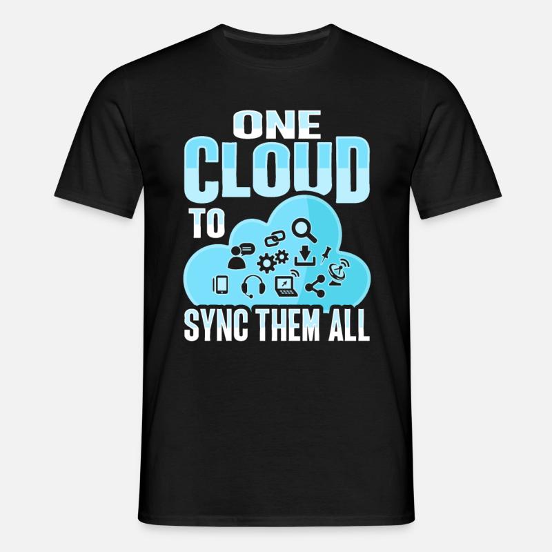 Cloud-Administrator Cloud-Devops - Männer T-Shirt - Schwarz