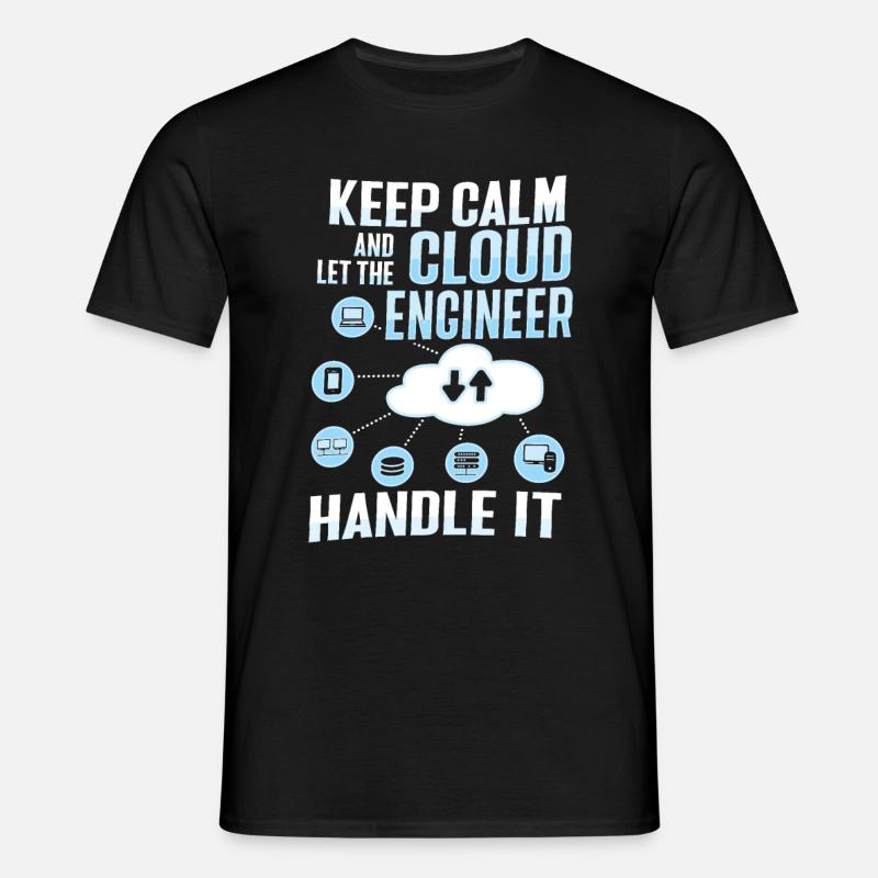 Cloud-Administrator Cloud-Devops - Männer T-Shirt - Schwarz