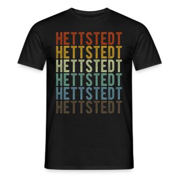 Hettstedt Stadt Retro Vintage - Männer T-Shirt - Schwarz - Vorne - AI Model Male 178 light (178cm)