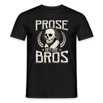 Littérature de Shakespeare - T-shirt homme - noir - Devant - AI Model Male 178 light (178cm)