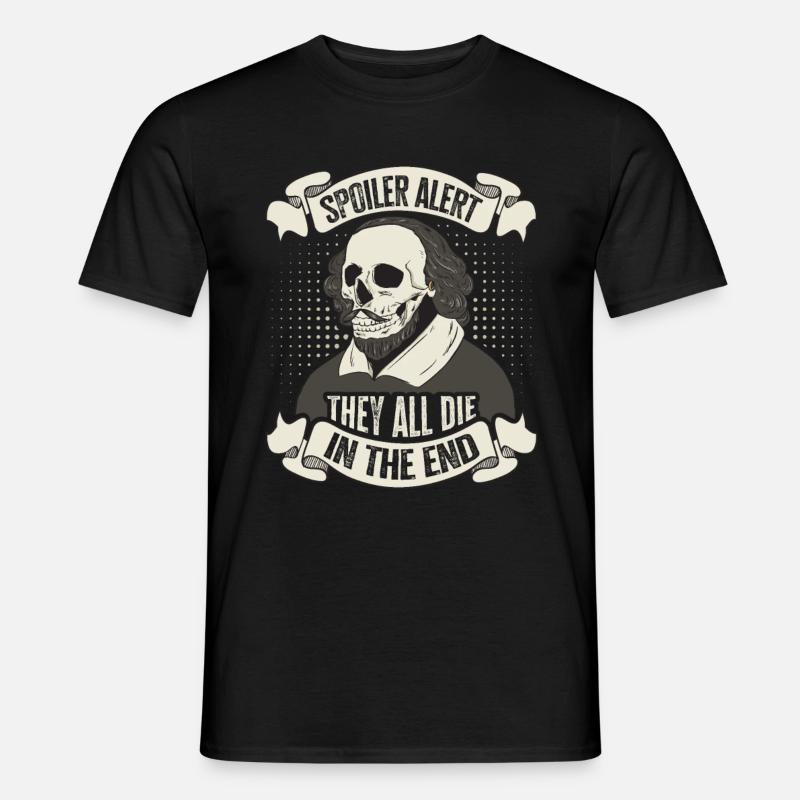 William Shakespeare - Männer T-Shirt - Schwarz