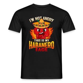 Habanero Scoville-Chili-Liebhaber - Männer T-Shirt - Schwarz - Vorne - AI Model Male 178 light (178cm)