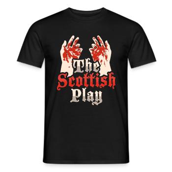 Macbeth The Scottish Piece of Design - Men's T-Shirt - black - Front - AI Model Male 178 light (178cm)