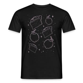 Angelcore Aesthetic Coconut Deathberry Cake - Men's T-Shirt - black - Front - AI Model Male 178 light (178cm)