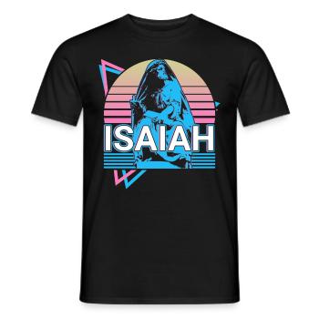 Jesaja Israelit Prophet Jude Jude - Männer T-Shirt - Schwarz - Vorne - AI Model Male 178 light (178cm)