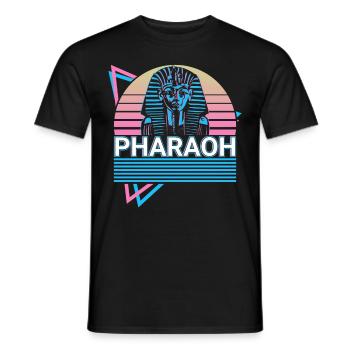 Pharaon Roi Tut Pharaon égyptien - T-shirt homme - noir - Devant - AI Model Male 178 light (178cm)