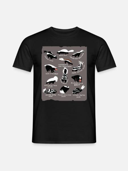 Skunk - Men's T-Shirt - black