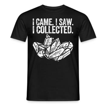 Lustiger Geologe auf Steinjagd - Männer T-Shirt - Schwarz - Vorne - AI Model Male 178 light (178cm)