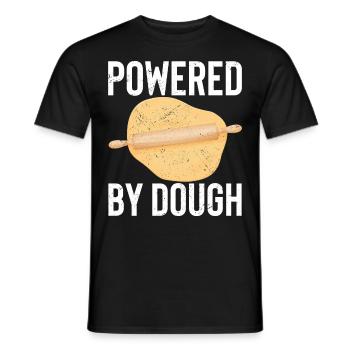 Funny bread baker - Men's T-Shirt - black - Front - AI Model Male 178 light (178cm)