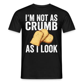 Lustiger Brotbacken-Bäcker - Männer T-Shirt - Schwarz - Vorne - AI Model Male 178 light (178cm)