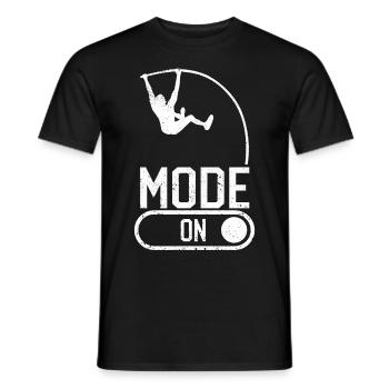 Saut à la perche amusant Saut à la perche - T-shirt homme - noir - Devant - AI Model Male 178 light (178cm)