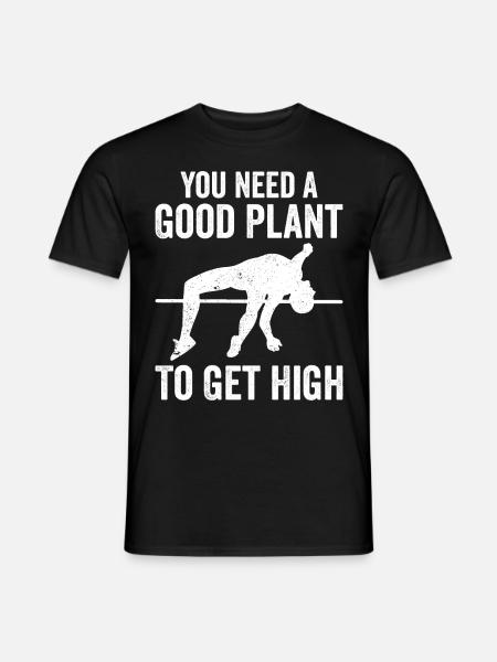 Fun pole vault - Men's T-Shirt - black