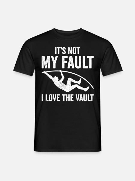 Fun pole vault - Men's T-Shirt - black